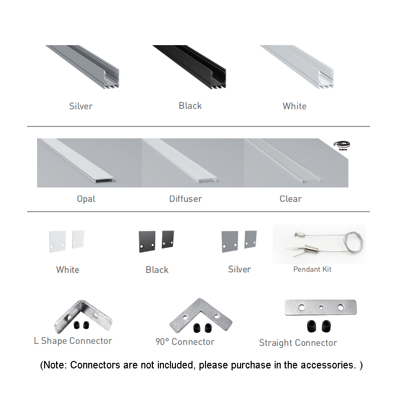 Ceiling Light Diffuser LED Profile For 12mm RGBW LED Strip Ceiling Light Diffuser LED Profile For 12mm RGBW LED Strip